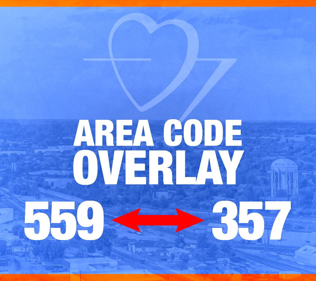 The area code 559 is now getting an overlay of 357
